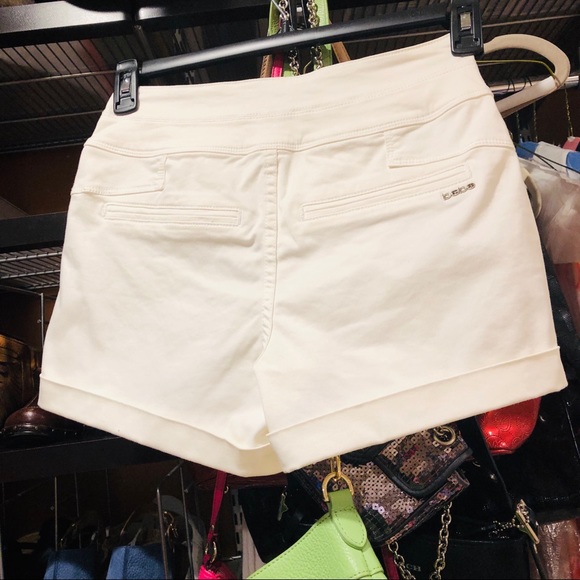 NWT Bebe white zipper shorts size 27 - Picture 4 of 7